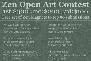 6: The Zen Open Art Contest.